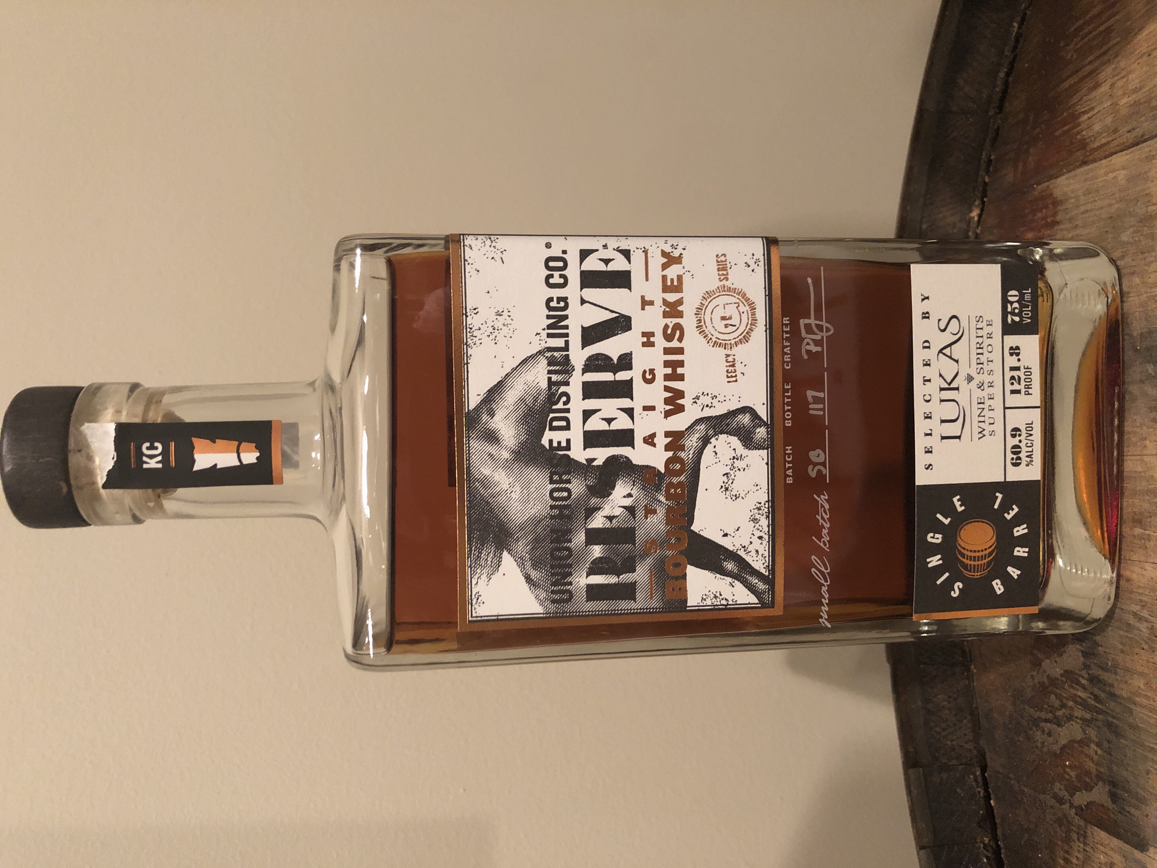 Union Horse Single Barrel Reserve Straight Bourbon (Lukas Liquor)