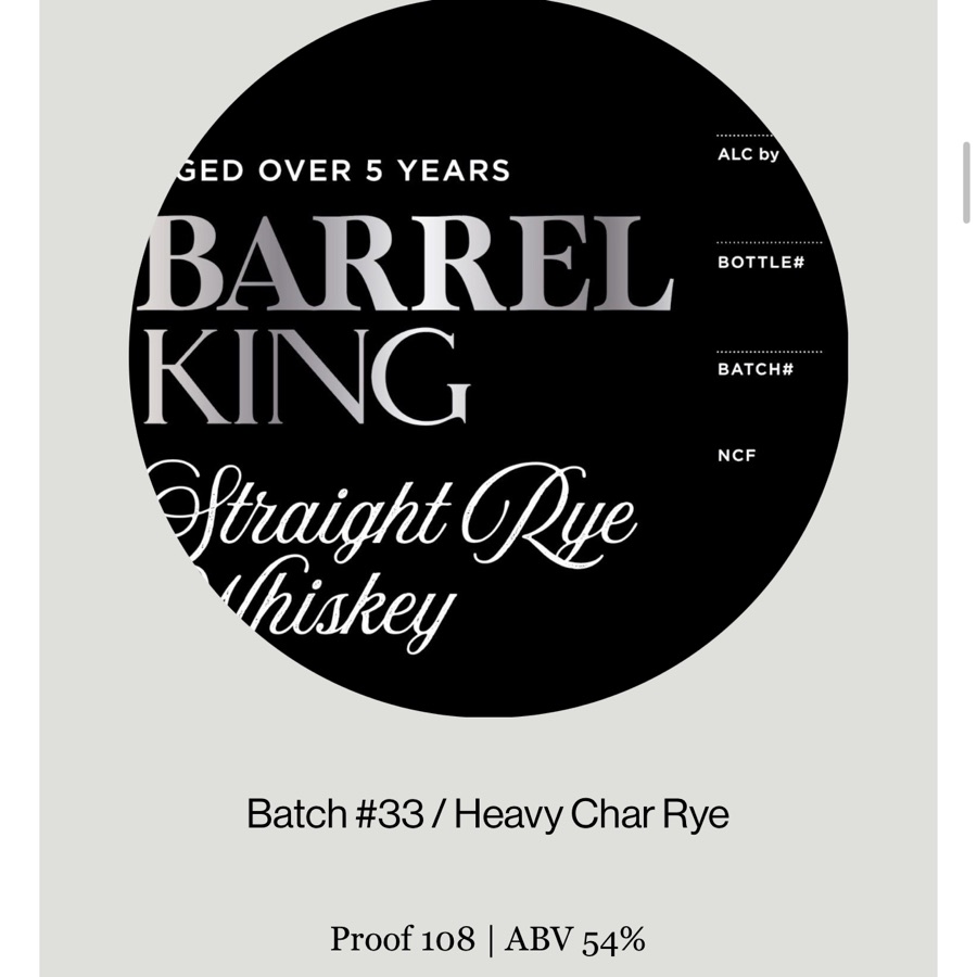 Barrel King - Batch 33