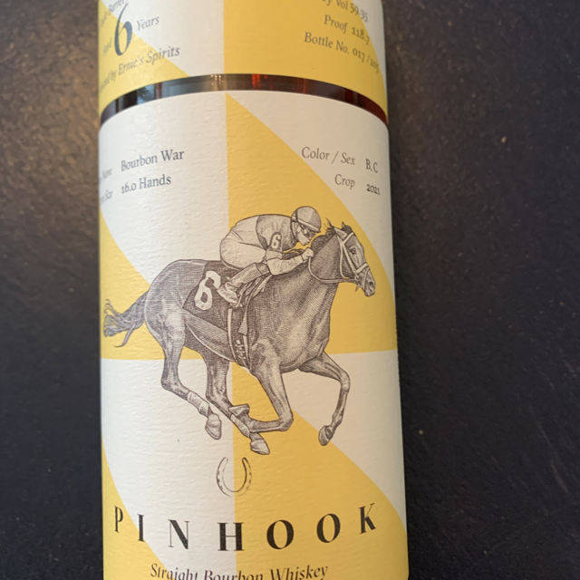 Pinhook Single Barrel  6 year Ernie's Spirits