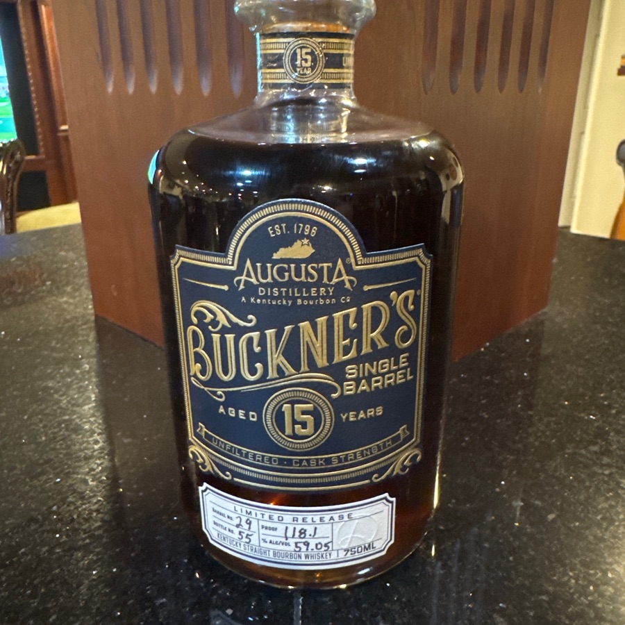 Buckner's 15 Year Single Barrel No. 29