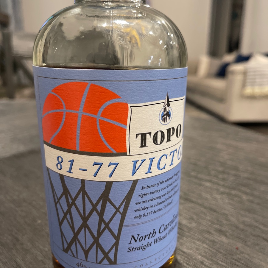 TOPO North Carolina "81-77 Victorious"