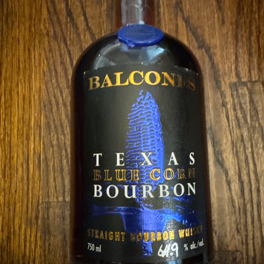 Balconss Blue Corn Bourbon - BCB16-1 - 7/7/16