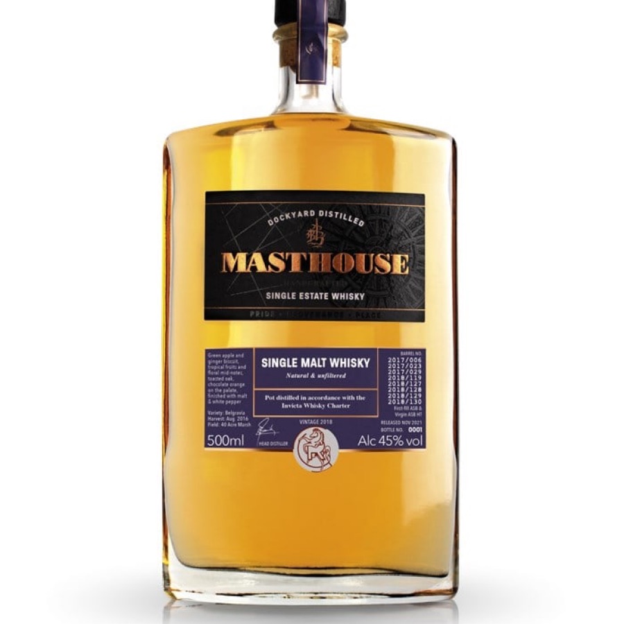 Masthouse Single Malt (Double Pot Distilled) Whisky