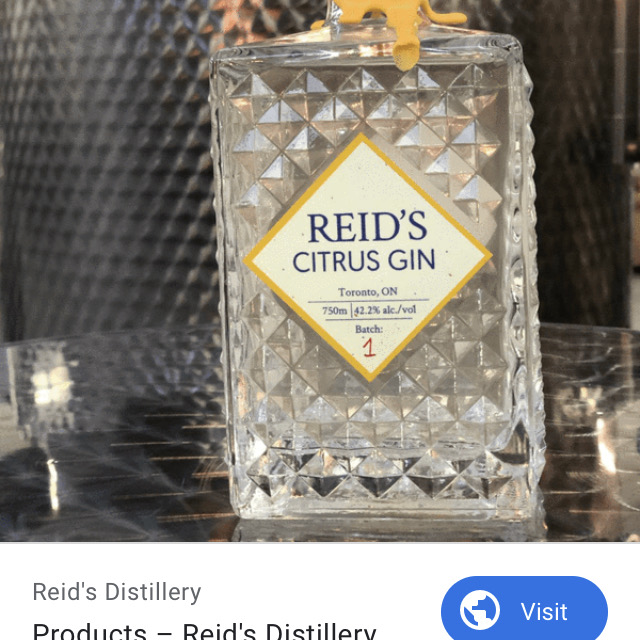 Reid's Citrus Gin