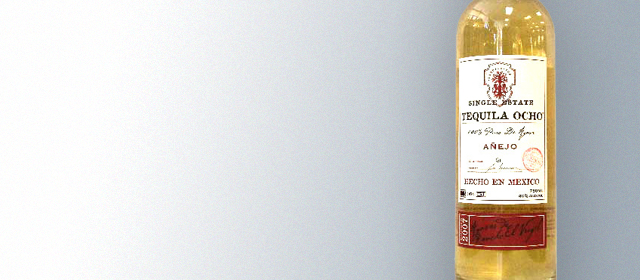 Tequila Ocho Añejo El Vergel 2007