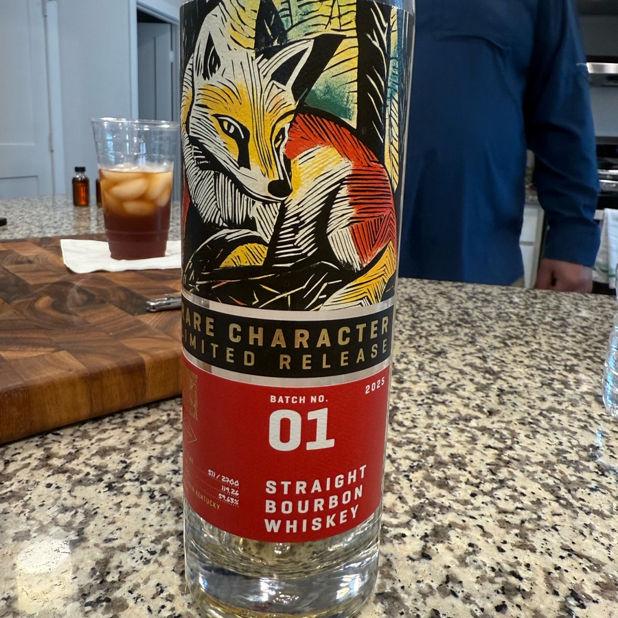 Rare Character Limited Release Straight Bourbon Whiskey Batch No. 01 2025