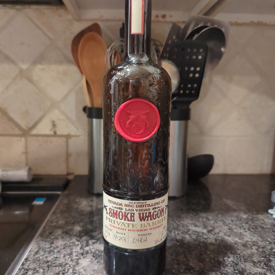 Smoke Wagon Private Barrel Straight Bourbon Whiskey (OHLQ Barrel #39-253)