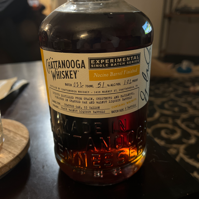 Chattanooga Whiskey Experimental Single Batch Series Batch 022: Nocino Barrel Finished