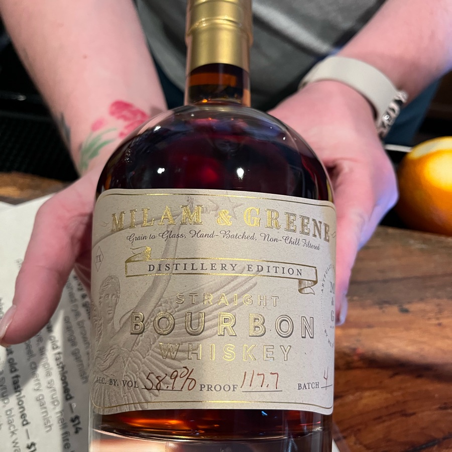 Milam & Green Distillery Edition Straight Bourbon (Batch #4)