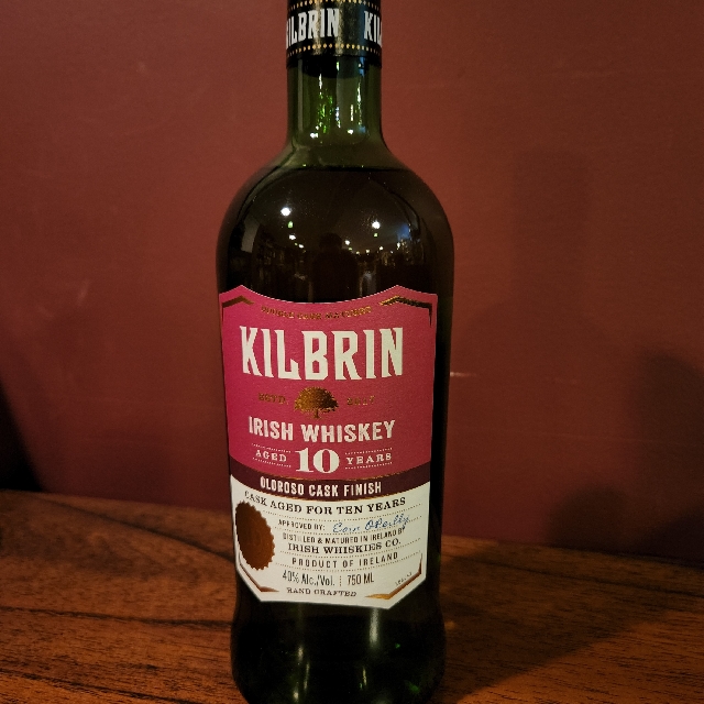 Kilbrin 10 Year Oloroso Cask Finish