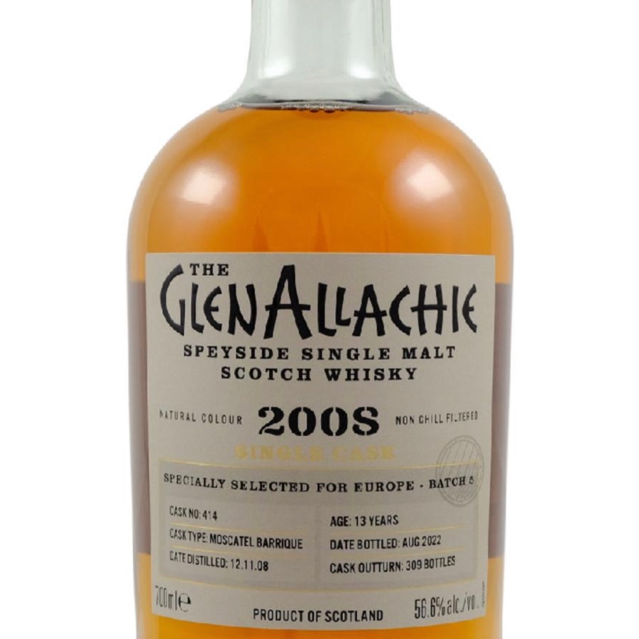 Glenallachie 2008 Single Cask 13 Year Old Moscatel Barrique