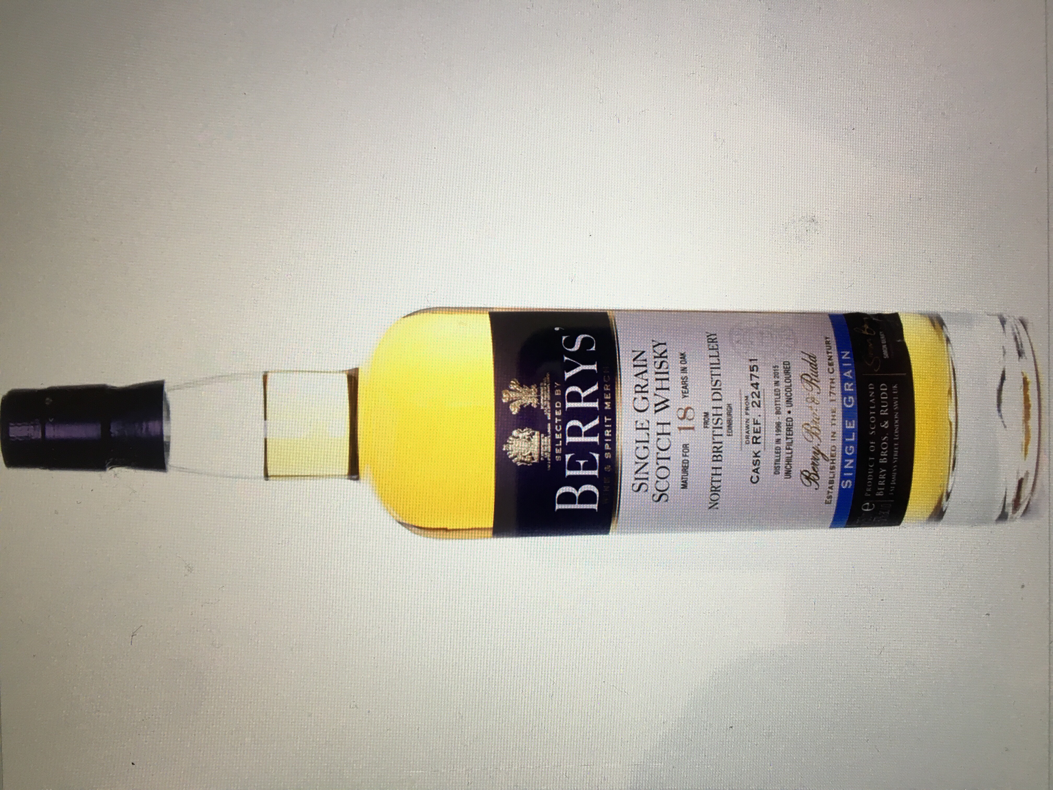 North British 1996 18 Year Cask #224751 (Berry Bros. & Rudd)
