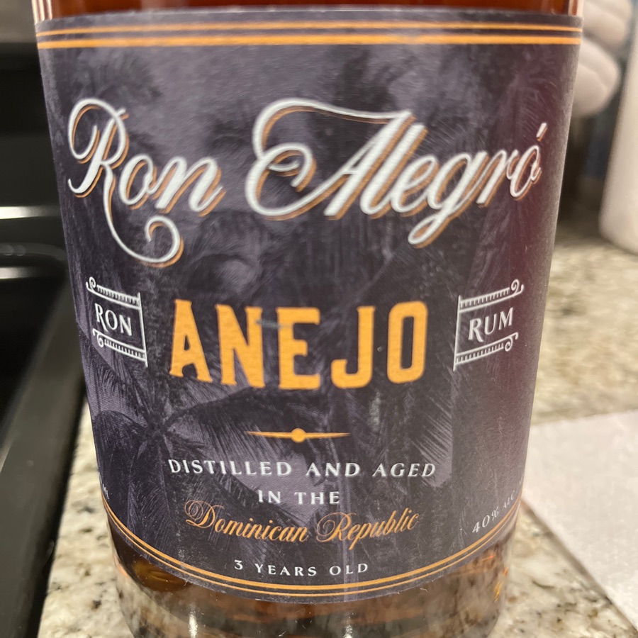 Ron Allegró Anejo Rum