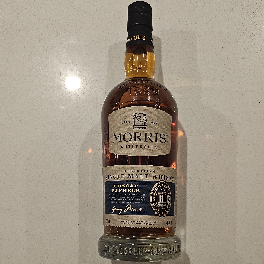 Morris of Rutherglen Single Malt Whisky Muscat Barrels