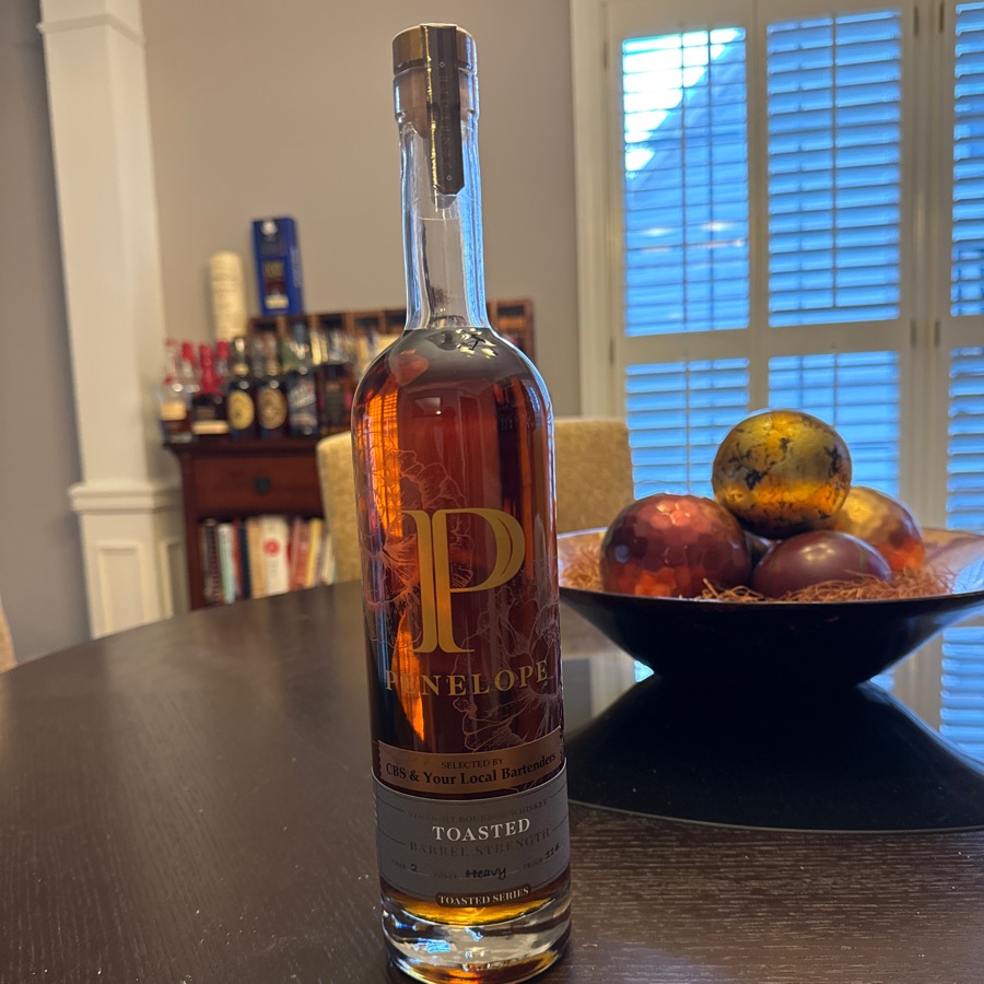 Penelope Toasted Bourbon (CBS + Your Local Bartenders Barrel Pick)