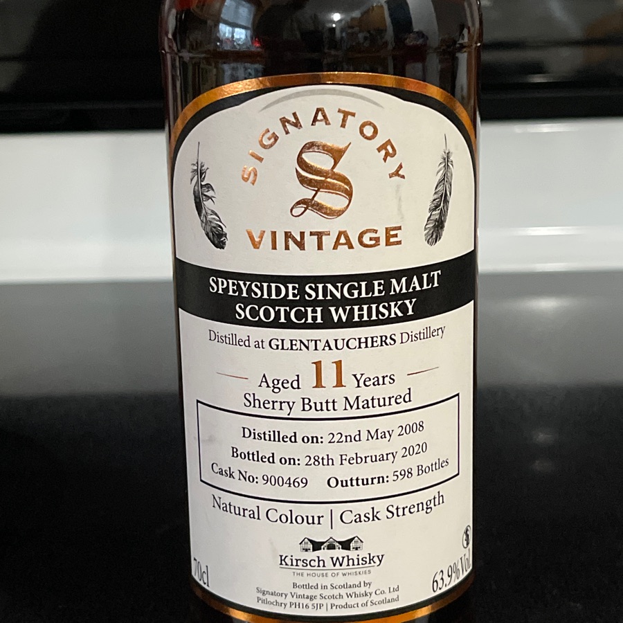 Signatory Vintage Glentauchers 11 Year Cask Strength