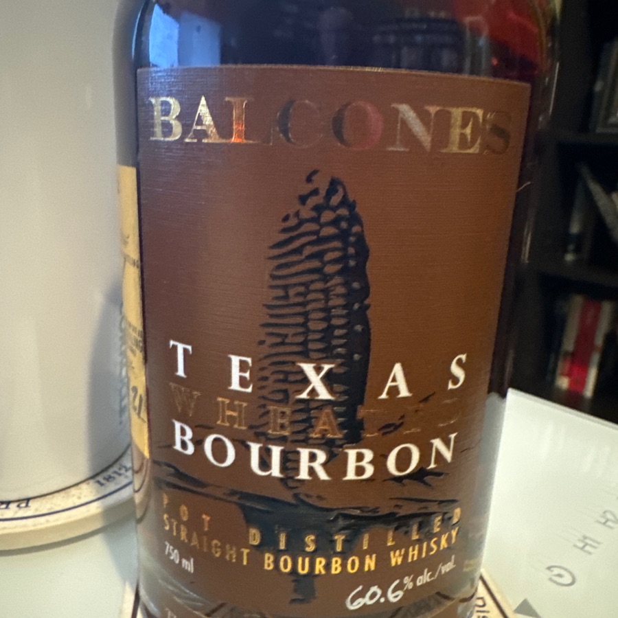 Balcones Wheated Bourbon - WH21-1, 9/8/21