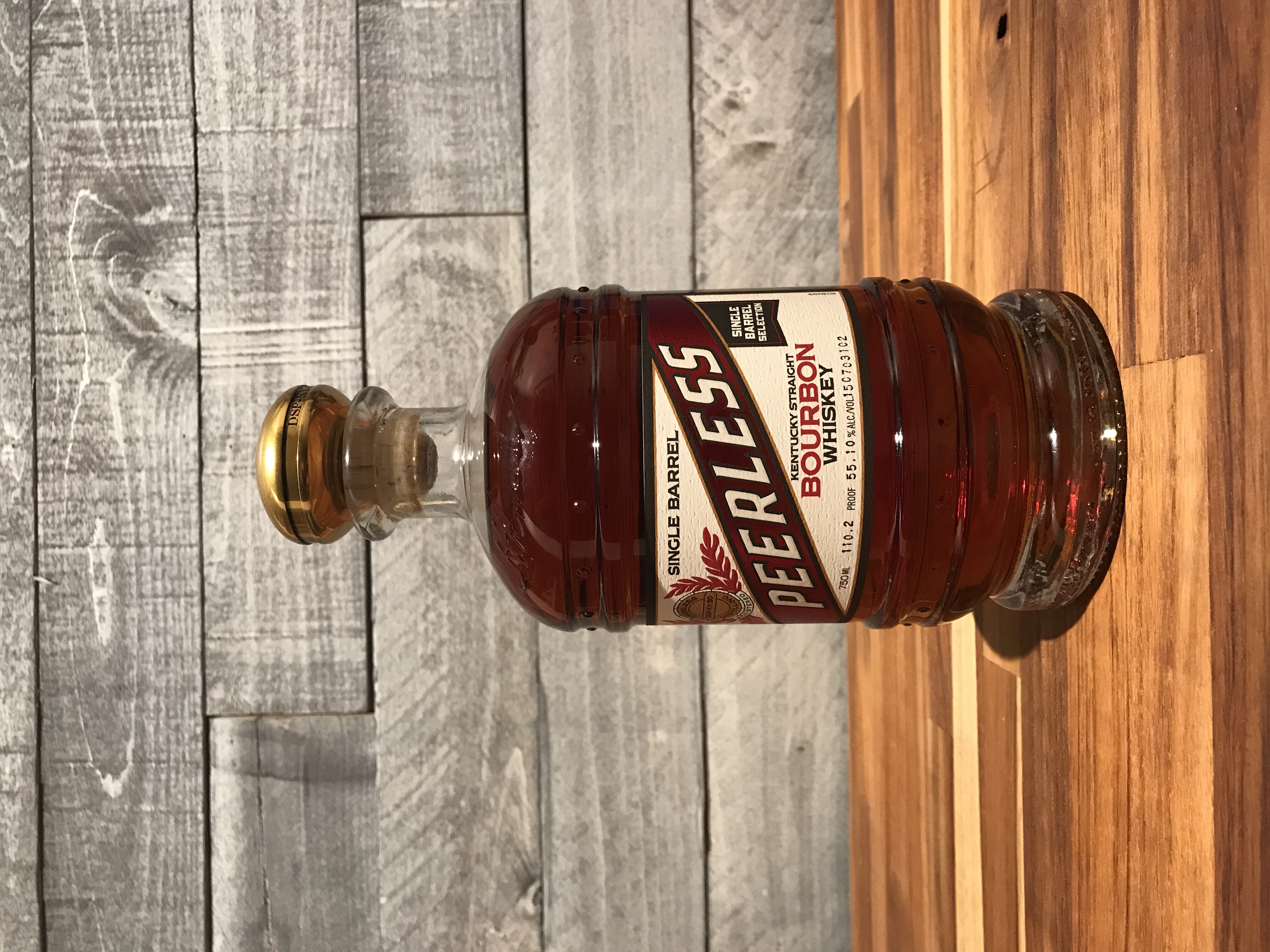 Peerless Single Barrel Kentucky Straight Bourbon "Dessert Factor"