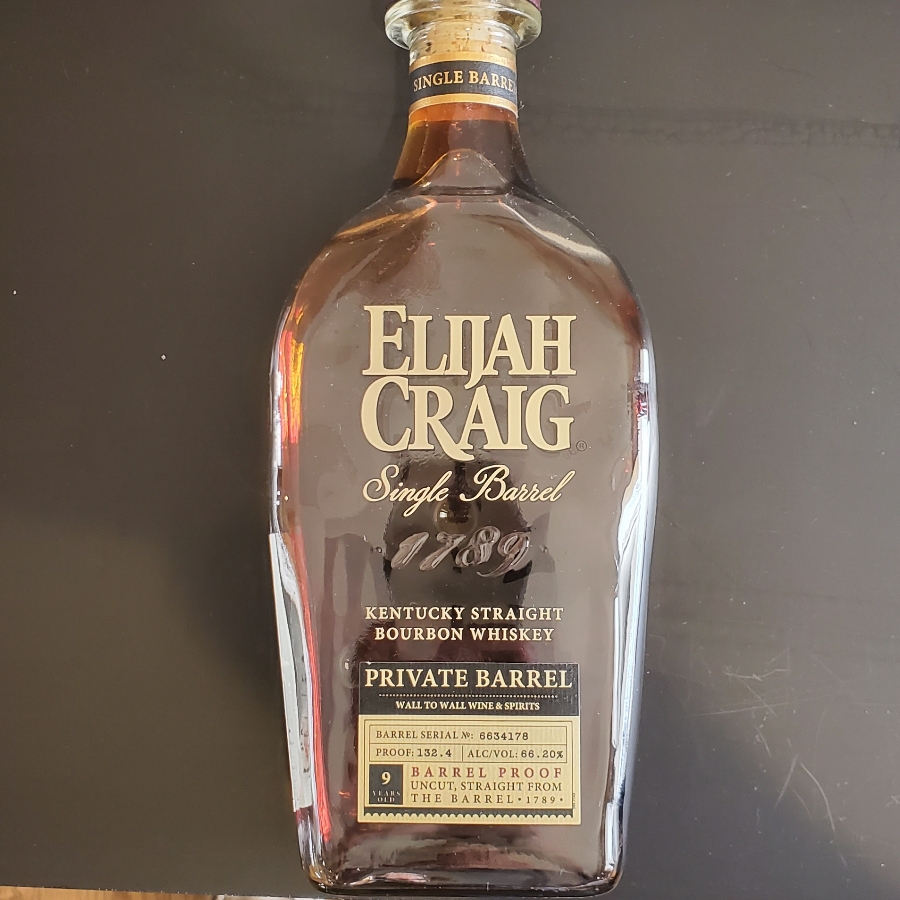 Elijah Craig Single Barrel Private Barrel Wall to Wall Wine & Spitits