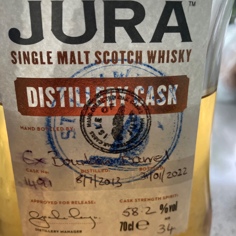 Jura Distillery Cask 9yo 2022