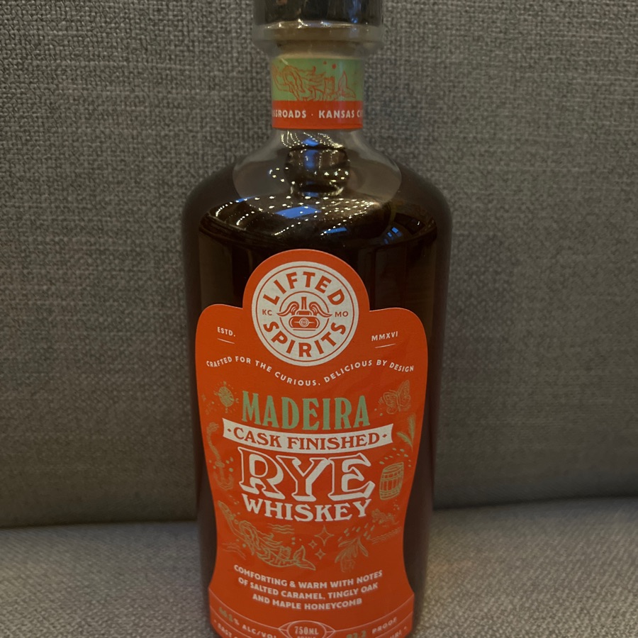 Lifted Spirits Madeira Cask Finished Rye Whiskey