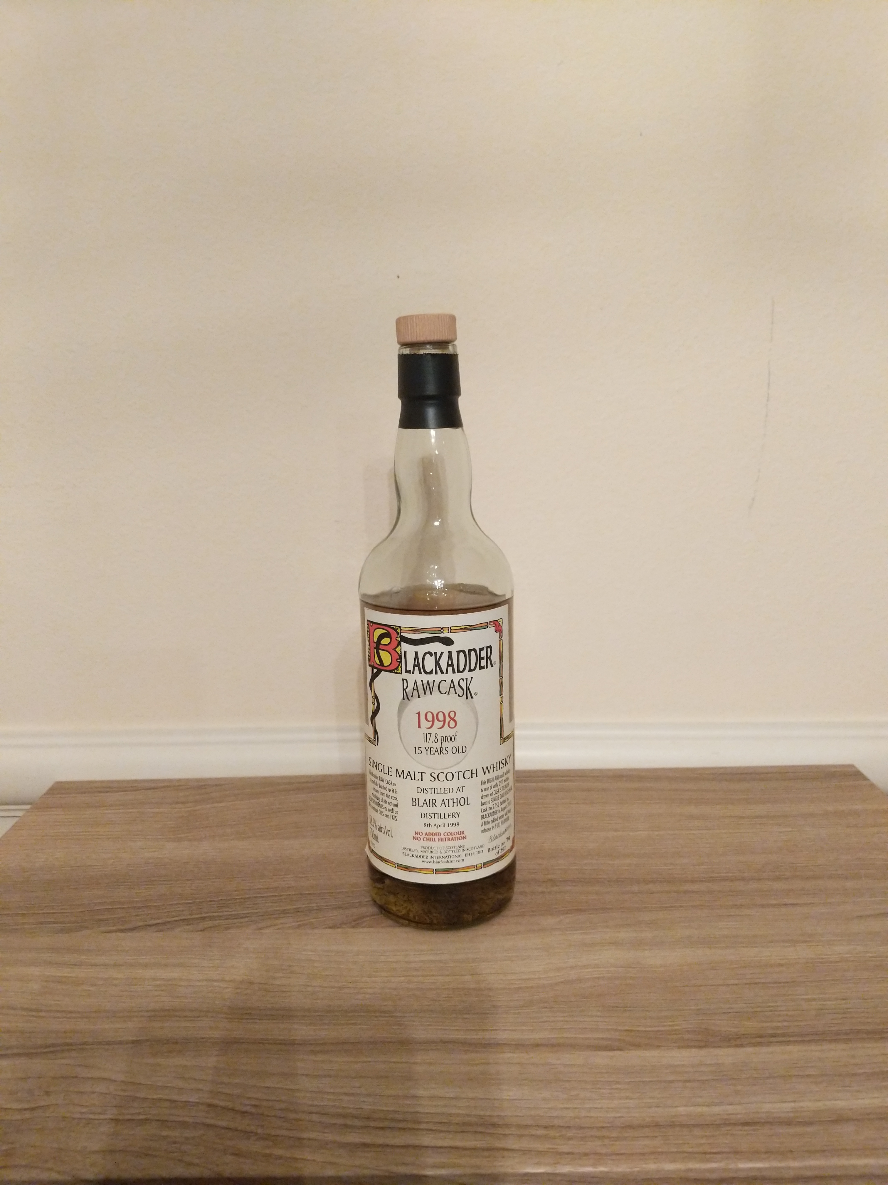 Blair Athol 1998 15 Year Raw Cask (Blackadder)