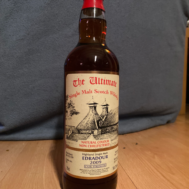 Edradour 2009 9 Year Cask Strength (The Ultimate)