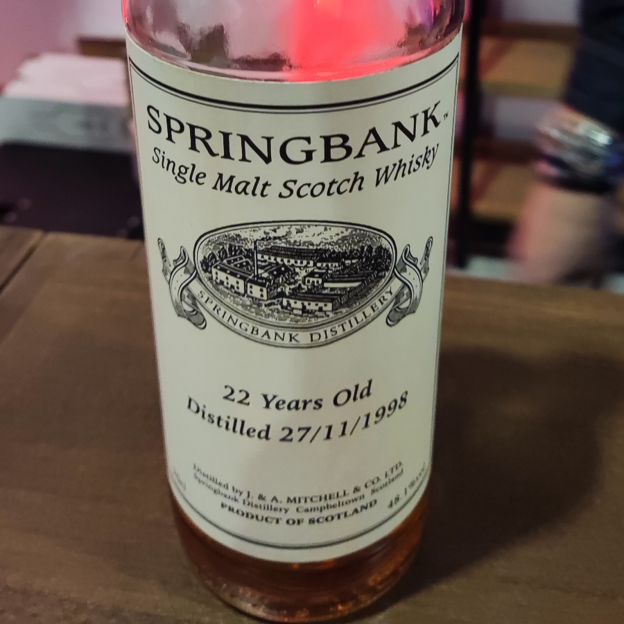 Springbank 22 years old