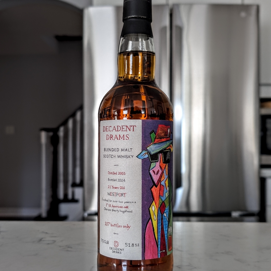 Decadent Drams Westport (Glenmorangie) 2003 21 Year Blended Malt Scotch Whisky