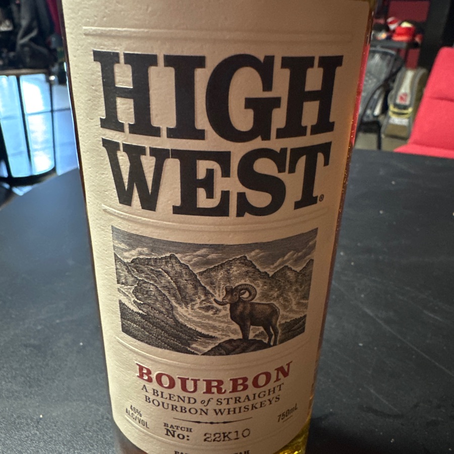 High West Bourbon Batch 22K10