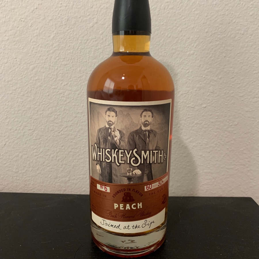 whiskey smith co. peach flavored whiskey