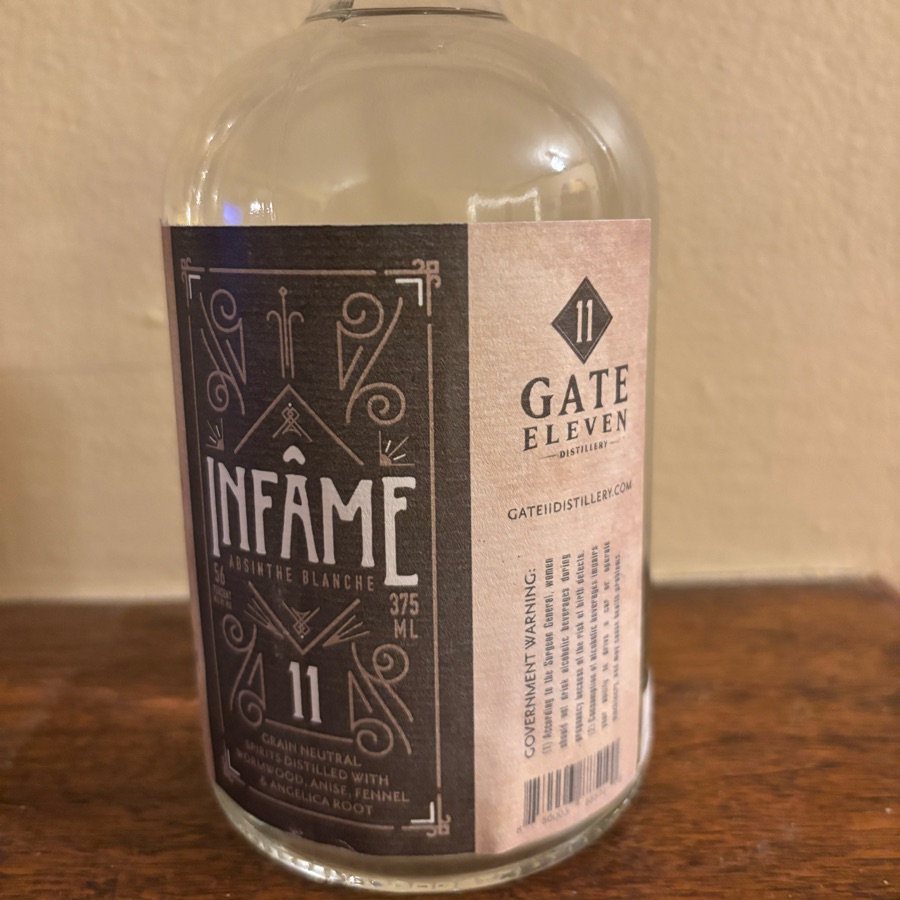 Gate Eleven Infame Absinthe Blanche
