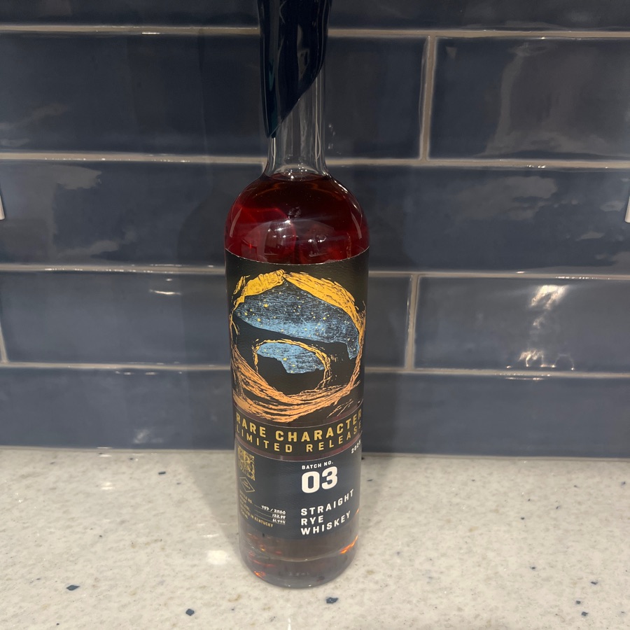 Rare Character Straight Rye Whiskey Batch No. 03