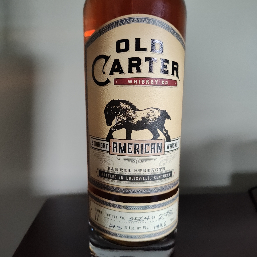 Old Carter Straight American Whiskey Batch 11 (2023)