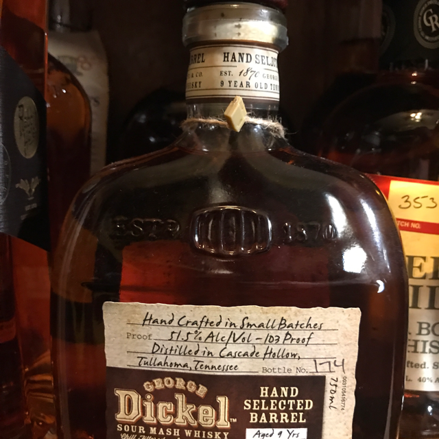 George Dickel South Dakota Select Single Barrel 1st Edition