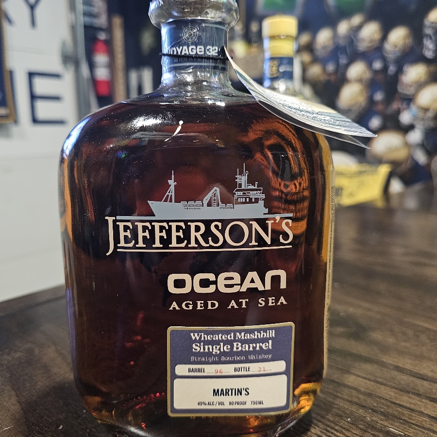 Jefferson's Ocean Aged At Sea Single Barrel Wheated Voyage 32
