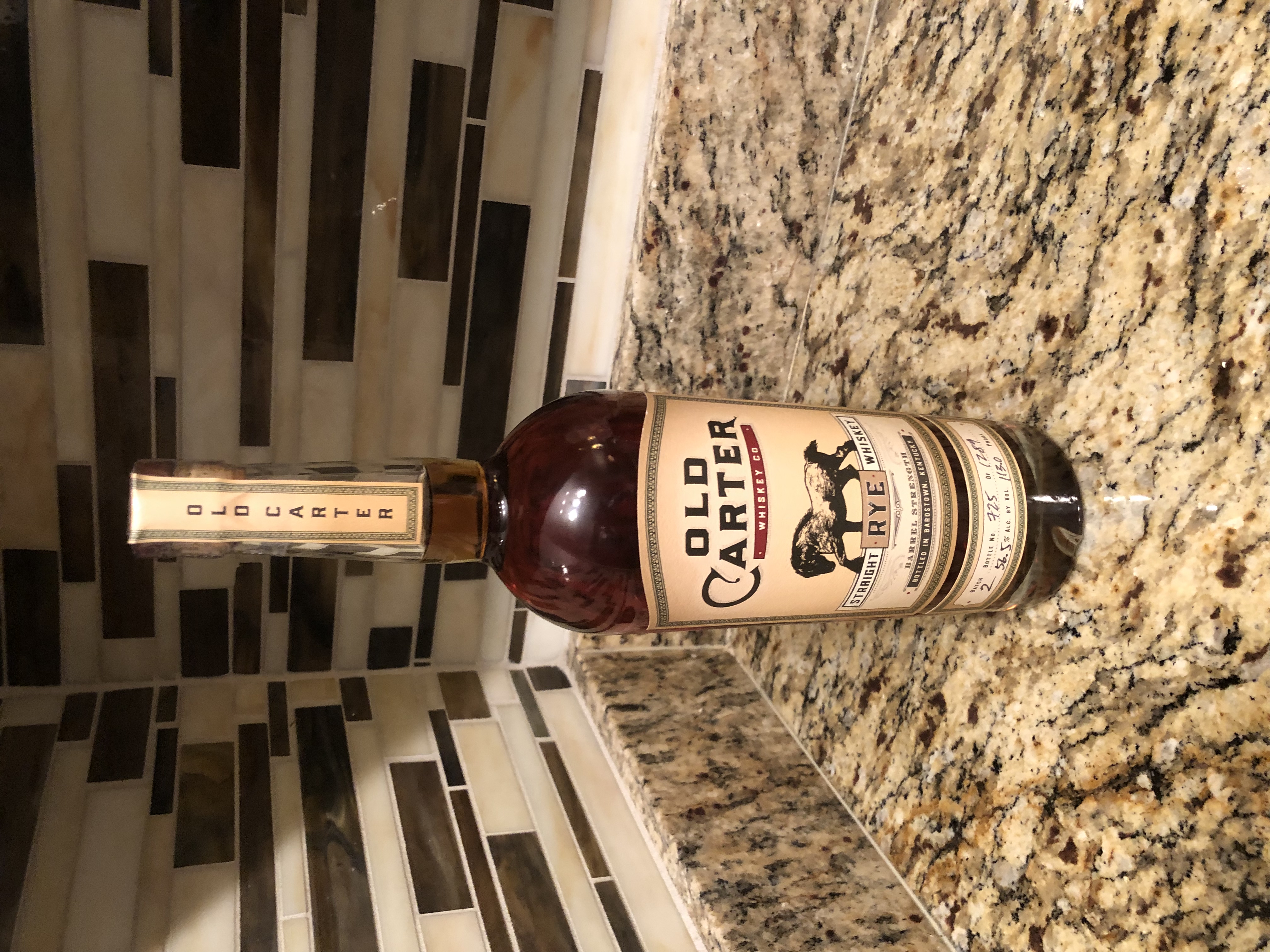 Old Carter Straight Rye Batch 2 (2018 Release)