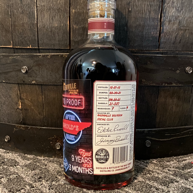 Russell's Reserve Private Barrel Selection #21-587 (NBSC)