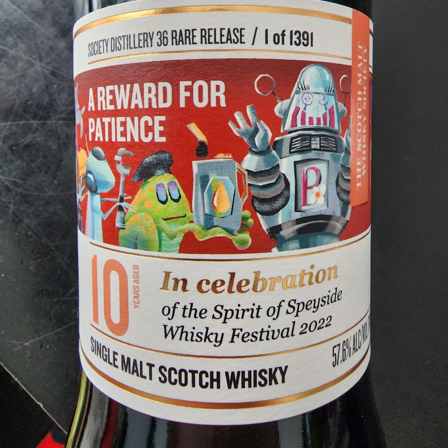 SMWS 36 Rare Release A Reward for Patience