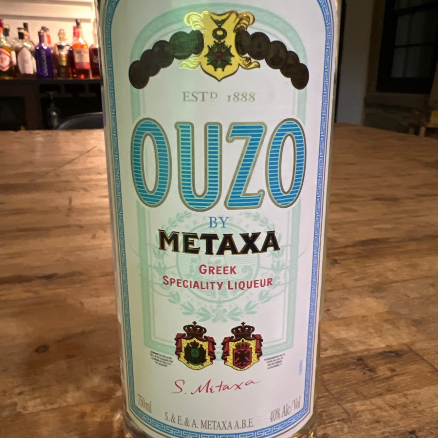 Ouzo MEtaxa greek specialty liqueur