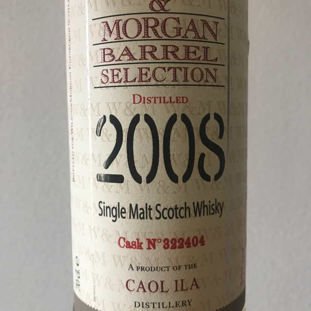 Wilson & Morgan Barrel Selection Distilled 2008 Caol Ila