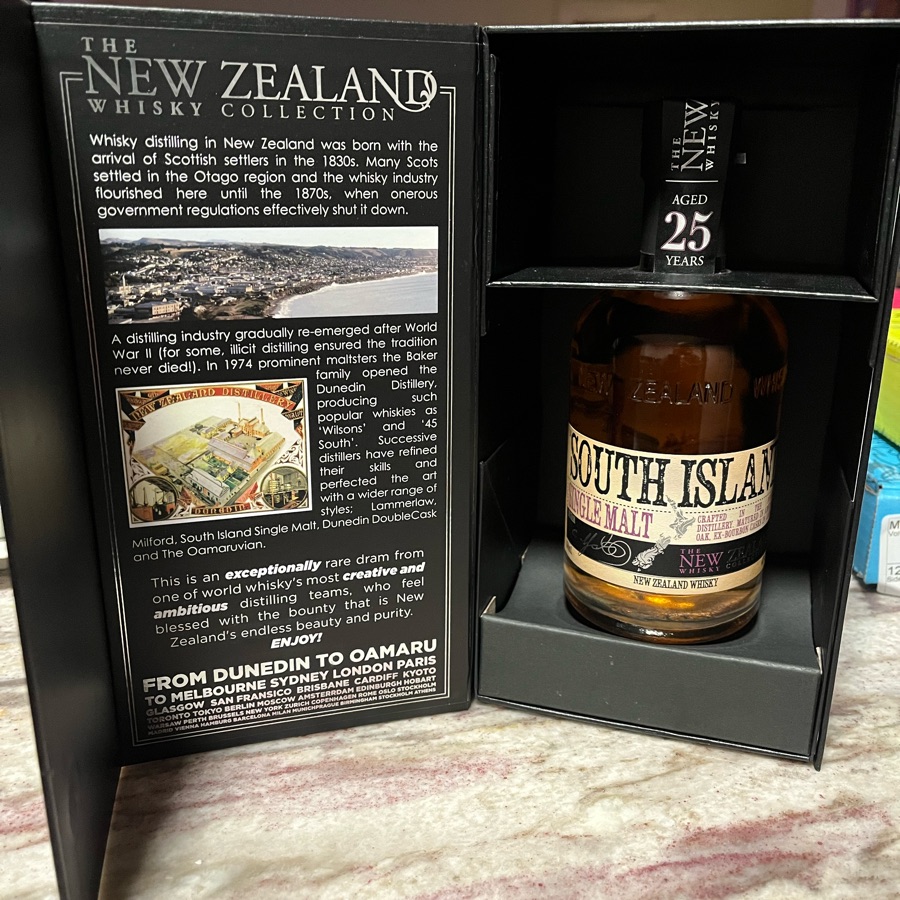 South Island Single Malt 25 yr