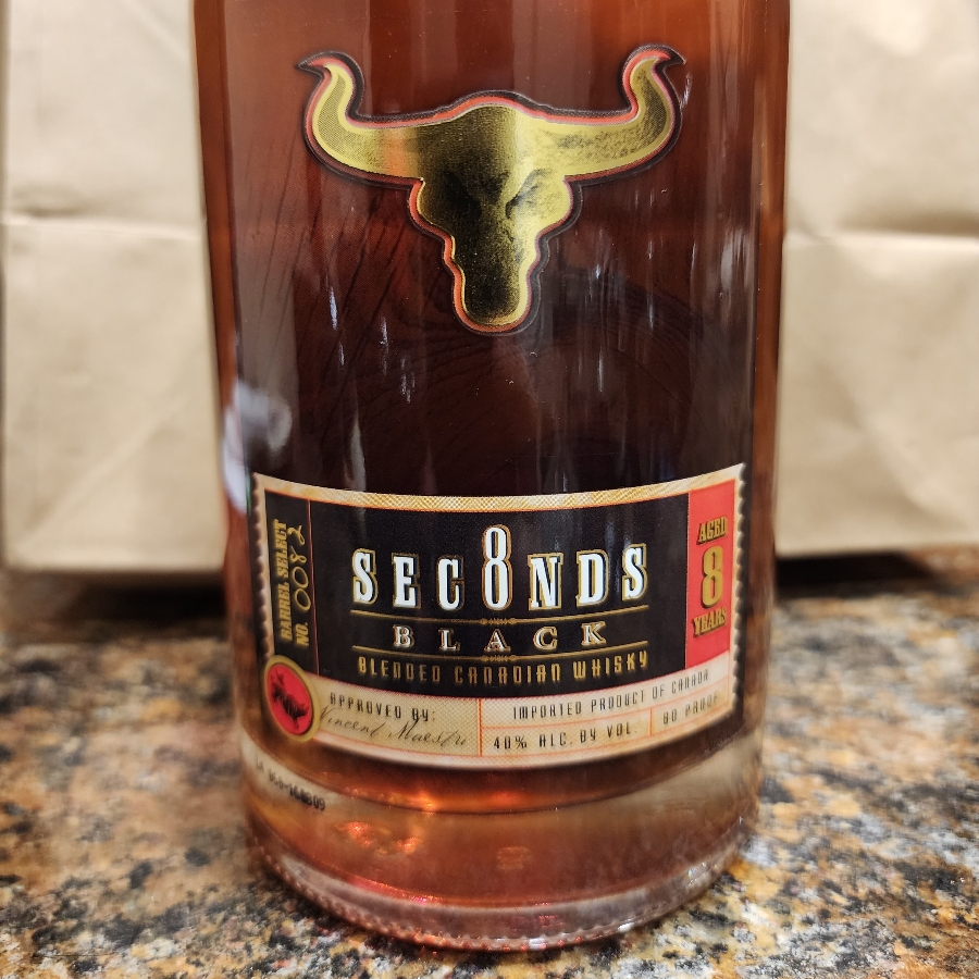 8 Seconds Black Blended Canadian Whiskey 8 Year