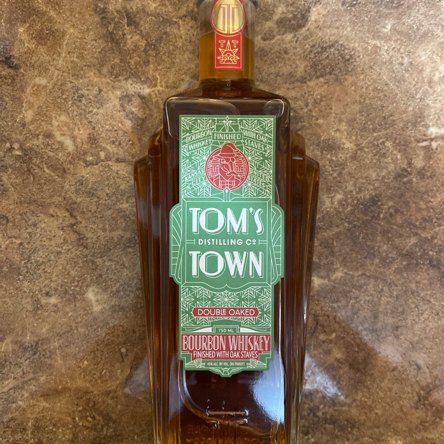 Tom's Town Double Oaked Bourbon Whiskey - Holiday