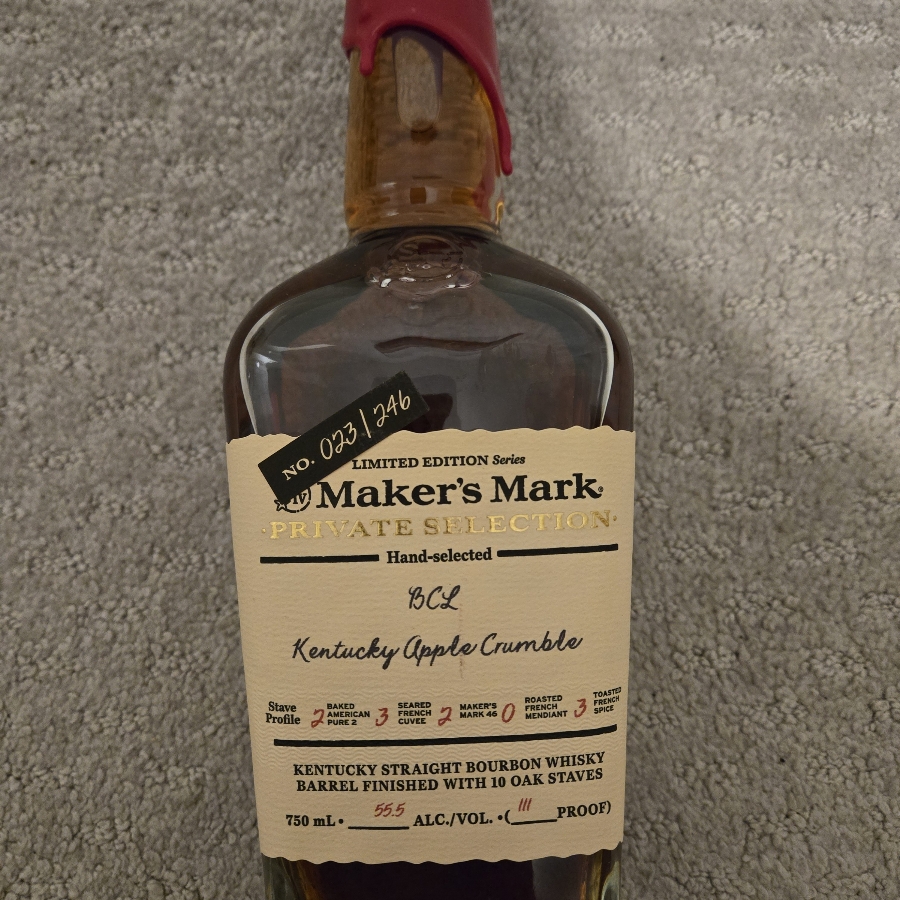 Maker's Mark Private Selection Kentucky Apple Crumble