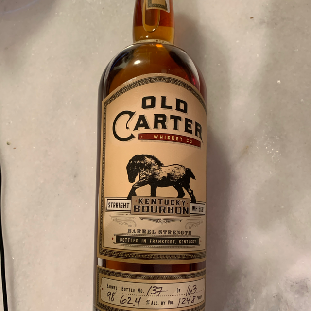 Old Carter 13 Year Kentucky Bourbon Single Barrel #98 (2020 Release)