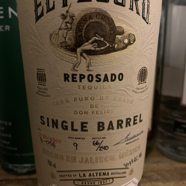 El Tesoro Reposado Single Barrel #B-058
