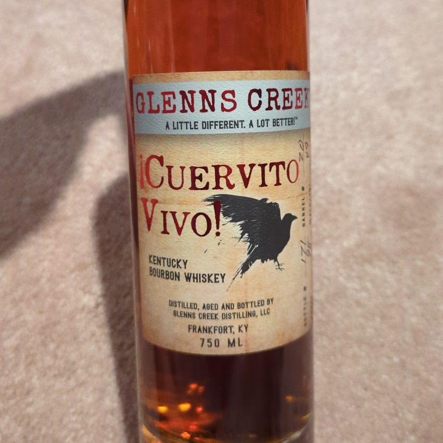 Glenns Creek Cuervito Vivo! Kentucky Bourbon Whiskey