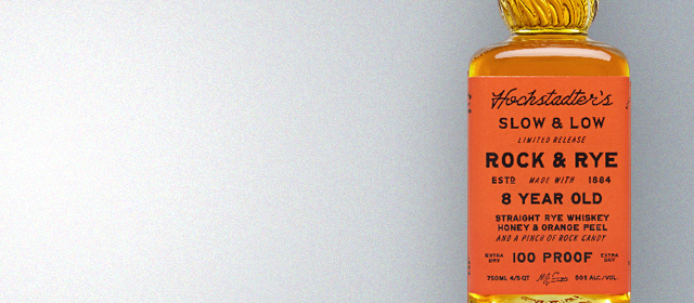 Hochstadter's Slow & Low 100 Proof Rock & Rye