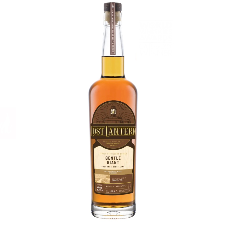 Lost Lantern, Gentle Giant Balcones Distilling Texas Single Malt